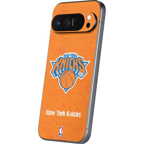 NBA New York Knicks Orange Primary Logo Pixel 9 Pro XL Skin